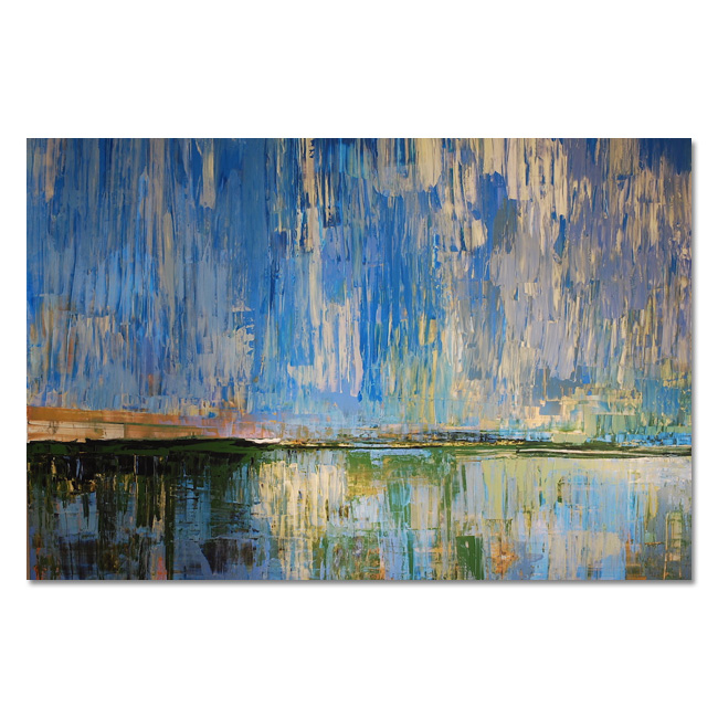 Lakelight - Acrylic on panel